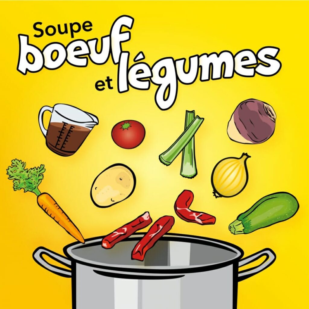 Soupe bœuf et légumes