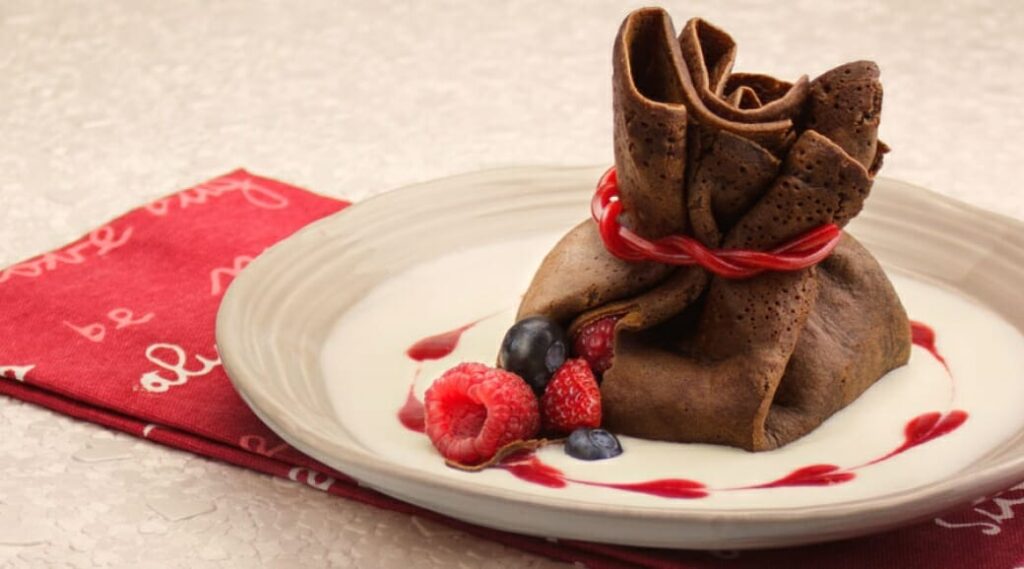 Baluchon chocolaté aux fruits