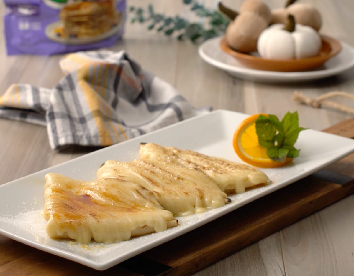Crêpes crème brûlée – Cora Déjeuners et dîners