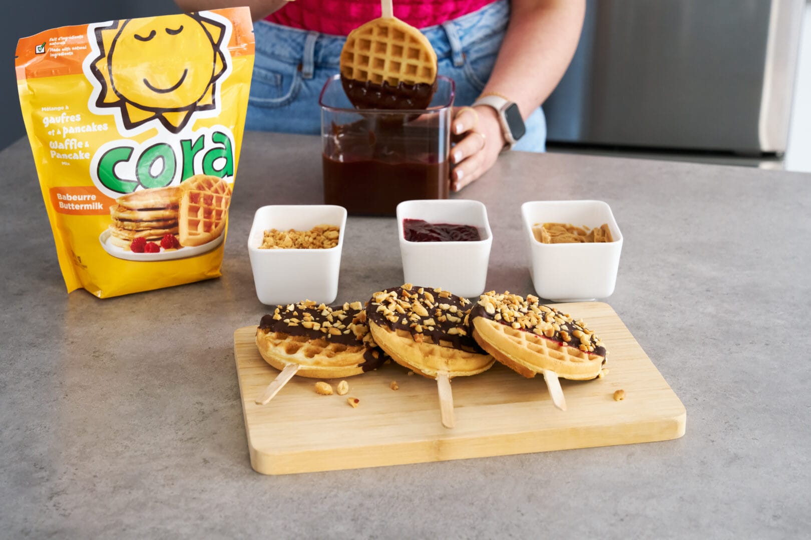 Gaufres suçons – Cora Déjeuners et dîners